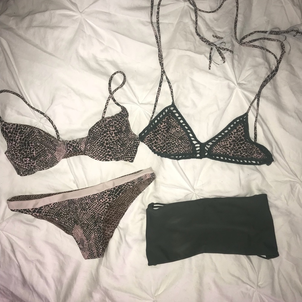 acacia swim set + mikoh top